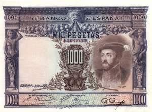 1000 Pesetas 10.7.1925